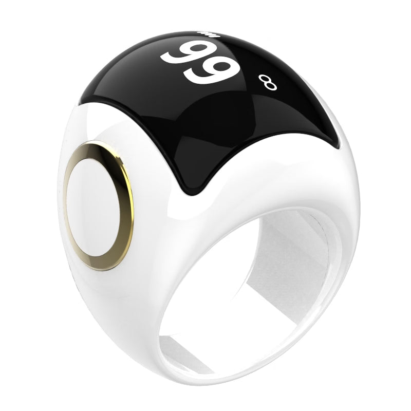 iTasbeeh QB709 Zikr Ring – Ceramic Smart Tasbeeh Counter with Prayer Alerts