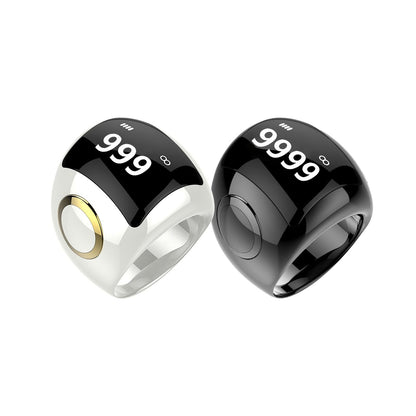 iTasbeeh QB709 Zikr Ring – Ceramic Smart Tasbeeh Counter with Prayer Alerts