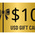 $10 USD GIFT CARD