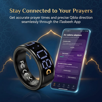 iTasbeeh Salam Ring SQ666（Ships within 7 to 15 days）
