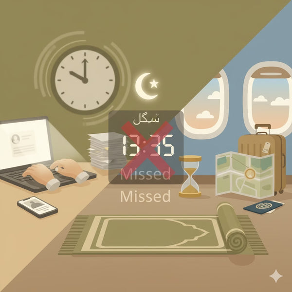 Often miss your prayer times while working or traveling?