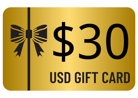 $30 USD GIFT CARD