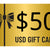 $50 USD GIFT CARD