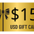 $15 USD GIFT CARD