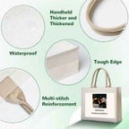 3D Canvas Tote Bag - Heat Transfer Print