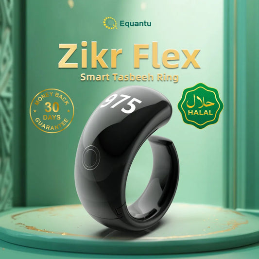 iTasbeeh SQ976 Smart Zikr Ring – Digital Tasbeeh Counter with Prayer-Reminder & App Sync