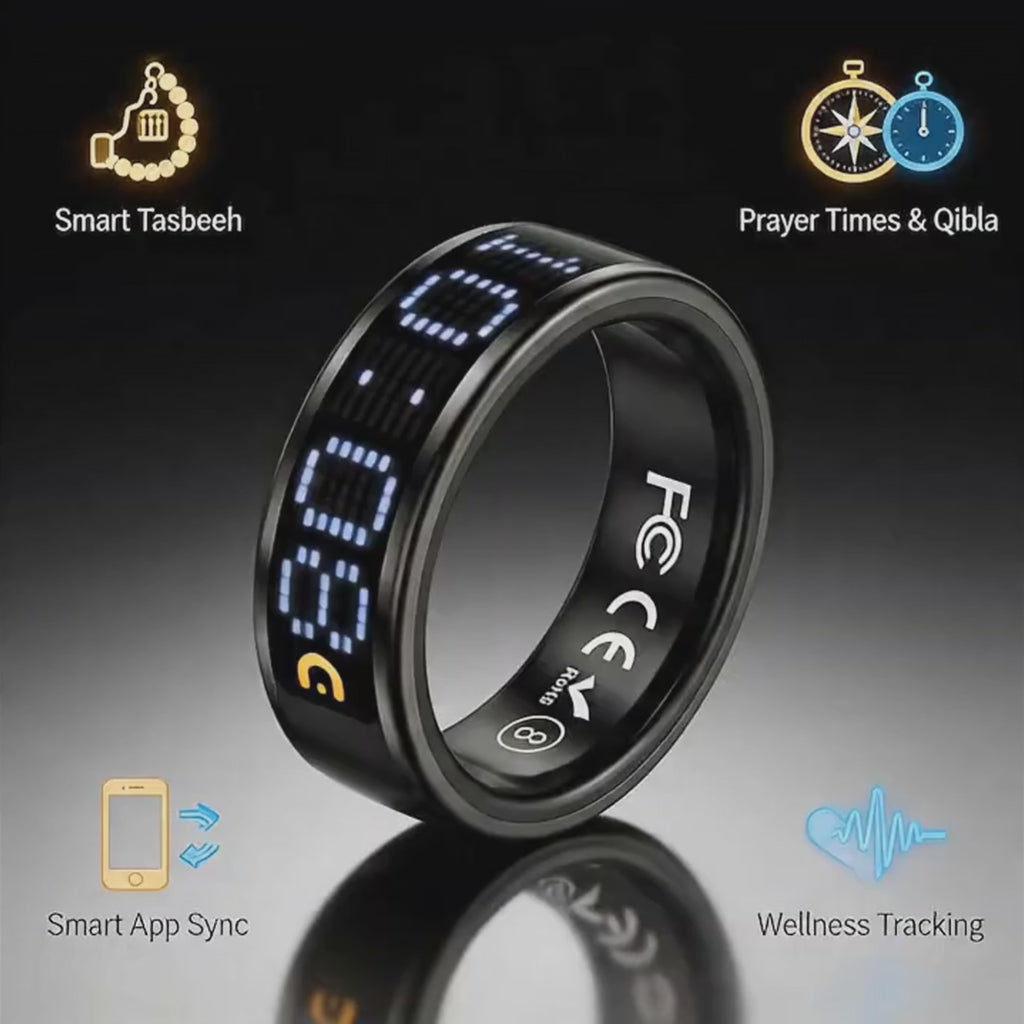 iTasbeeh Salam Ring SQ666（Includes a Portable Charging Case）